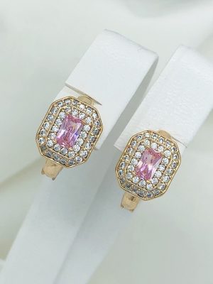 M17315 СЕРЕЖКИ МЕДИЧНЕ ЗОЛОТО XUPING Ювелірна біжутерія