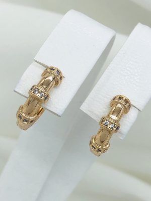 17526 СЕРЕЖКИ МЕДИЧНЕ ЗОЛОТО XUPING Ювелірна біжутерія