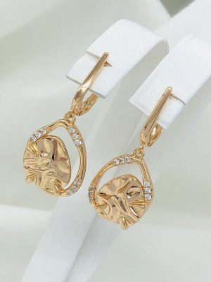 K17579 СЕРЕЖКИ МЕДИЧНЕ ЗОЛОТО XUPING Ювелірна біжутерія