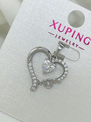 1435 КУЛОНЧИК МЕДИЧНЕ СРІБЛО XUPING Ювелірна біжутерія