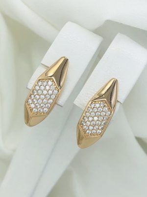 P18124 СЕРЕЖКИ МЕДИЧНЕ ЗОЛОТО XUPING Ювелірна біжутерія