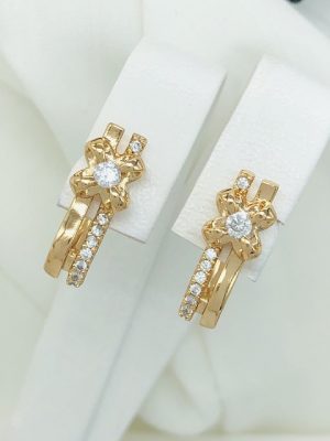 S18179 СЕРЕЖКИ МЕДИЧНЕ ЗОЛОТО XUPING Ювелірна біжутерія