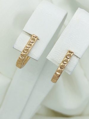 S18222 СЕРЕЖКИ МЕДИЧНЕ ЗОЛОТО XUPING Ювелірна біжутерія