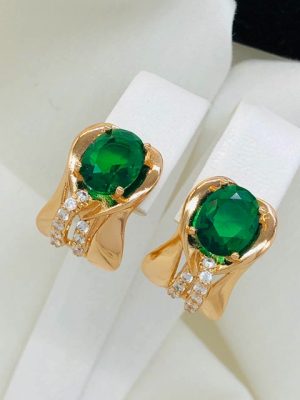 W18395 СЕРЕЖКИ МЕДИЧНЕ ЗОЛОТО XUPING Ювелірна біжутерія