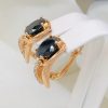 W18397 СЕРЕЖКИ МЕДИЧНЕ ЗОЛОТО XUPING Ювелірна біжутерія