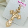 2412 ХРЕСТИК МЕДИЧНЕ ЗОЛОТО XUPING Ювелірна біжутерія