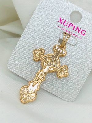 2412 ХРЕСТИК МЕДИЧНЕ ЗОЛОТО XUPING Ювелірна біжутерія