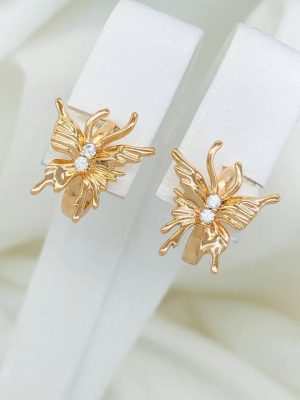 G18460 СЕРЕЖКИ МЕДИЧНЕ ЗОЛОТО XUPING Ювелірна біжутерія Позолота 18K
