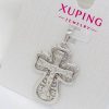 1276 ХРЕСТИК МЕДИЧНЕ СРІБЛО XUPING Ювелірна біжутерія