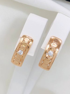 N18531 СЕРЕЖКИ МЕДИЧНЕ ЗОЛОТО XUPING Ювелірна біжутерія Позолота 18K