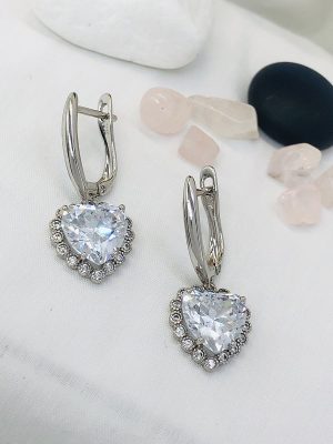 51683 СЕРЕЖКИ МЕДИЧНЕ СРІБЛО XUPING Ювелірна біжутерія