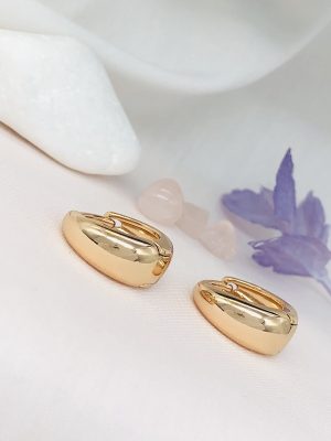 F18483 СЕРЕЖКИ МЕДИЧНЕ ЗОЛОТО XUPING Ювелірна біжутерія Позолота 18к