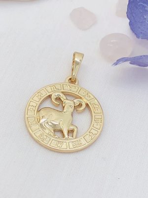3042 КУЛОНЧИК “ОВЕН” МЕДИЧНЕ ЗОЛОТО XUPING Ювелірна біжутерія