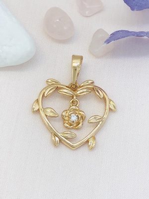 3034 КУЛОНЧИК “СЕРДЕЧКО” МЕДИЧНЕ ЗОЛОТО XUPING Ювелірна біжутерія