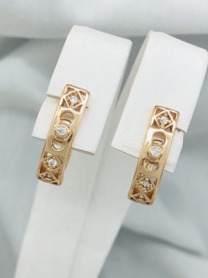 A19055 Сережки-кільця (конго) XUPING Ювелірна біжутерія