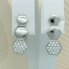 51786 СЕРЕЖКИ МЕДИЧНЕ СРІБЛО XUPING Ювелірна біжутерія