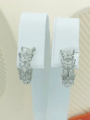 51791 СЕРЕЖКИ МЕДИЧНЕ СРІБЛО XUPING Ювелірна біжутерія