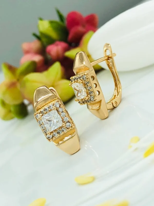 H19756 Сережки Медичне золото XUPING