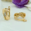 H19771 Сережки Медичне золото XUPING
