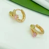 Сережки коло. Xuping з медичного золота позолота 18к E19993