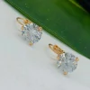 Сережки . Xuping з медичного золота позолота 18к  S18080