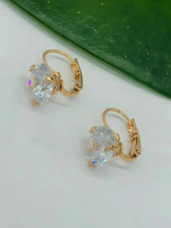 Сережки . Xuping з медичного золота позолота 18к  S18080