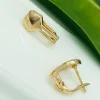 Сережки англійська застібка. Xuping з медичного золота позолота 18к S19863