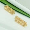 Сережки англійська застібка. Xuping з медичного золота позолота 18к M19915