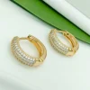 Сережки коло. Xuping з медичного золота позолота 18к M19899