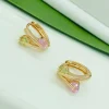 Сережки коло. Xuping з медичного золота позолота 18к E19993