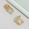 Сережки . Xuping з медичного золота позолота 18к B19989