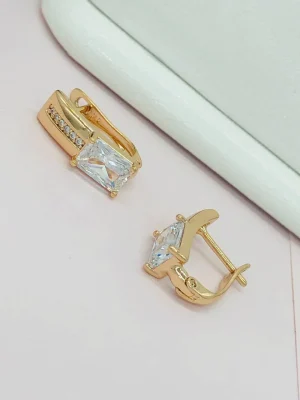 Сережки . Xuping з медичного золота позолота 18к B19989