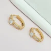Сережки . Xuping з медичного золота позолота 18к B20017
