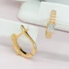 Сережки. Xuping з медичного золота позолота 18к E20054