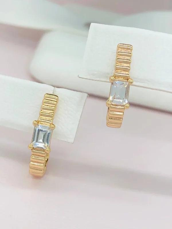 Сережки. Xuping з медичного золота позолота 18к E20054