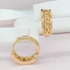 Сережки Xuping з медичного золота позолота 18к R20068