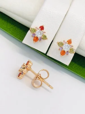 Сережки цвяшки Xuping з медичного золота позолота 18к V20156