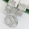 Сережки медичне срібло Ювелірна біжутерія 52008