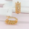 Сережки Xuping з медичного золота позолота 18к R20058
