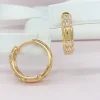 Сережки Xuping з медичного золота позолота 18к R20076