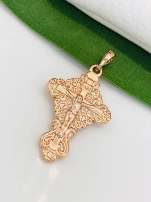 2522 Хрестик. Ювелірна біжутерія XUPING