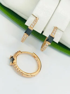 Сережки Xuping з медичного золота позолота 18к W20299