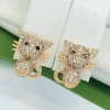 Сережки Xuping з медичного золота позолота 18к P20332