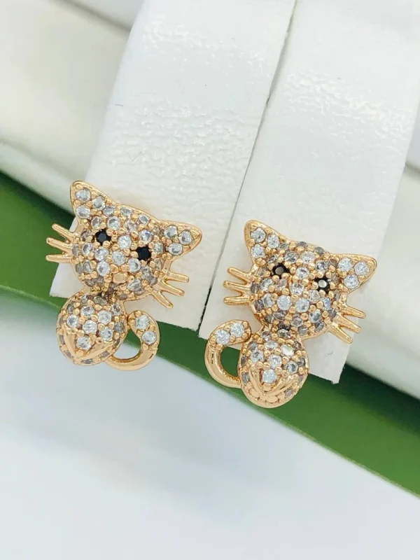 Сережки Xuping з медичного золота позолота 18к P20332