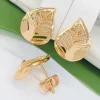 Сережки Xuping з медичного золота позолота 18к P20338