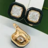 Сережки Xuping з медичного золота позолота 18к W20412