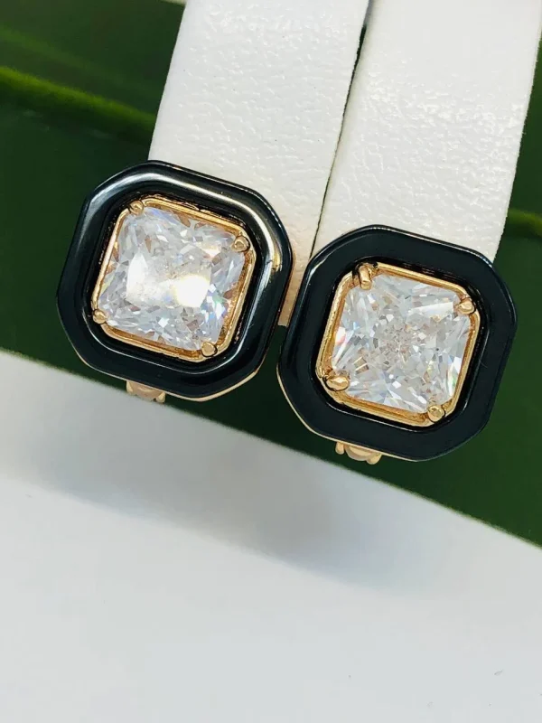 Сережки Xuping з медичного золота позолота 18к W20412