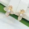 Сережки Xuping з медичного золота позолота 18к P20369