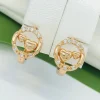 Сережки Xuping з медичного золота позолота 18к P20378
