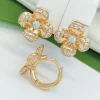 Сережки Xuping з медичного золота позолота 18к P20368